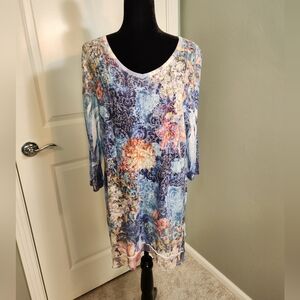 😀 Beautiful Floral Print Women's Tunic